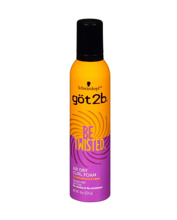 göt2b Be Twisted Air Dry Curl Foam 8oz - BRAID BEAUTY