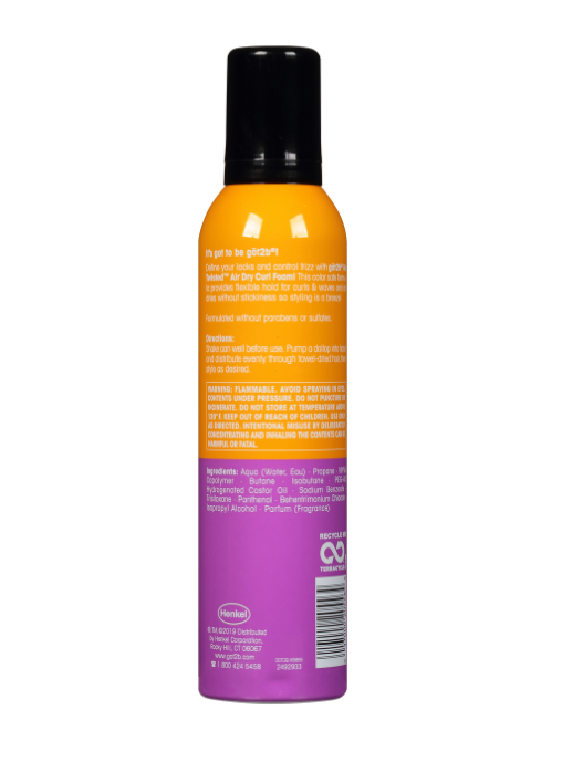 göt2b Be Twisted Air Dry Curl Foam 8oz - BRAID BEAUTY