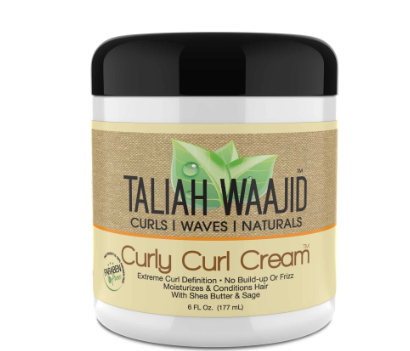 Taliah Waajid Curly Curl Cream 6 Oz - BRAID BEAUTY