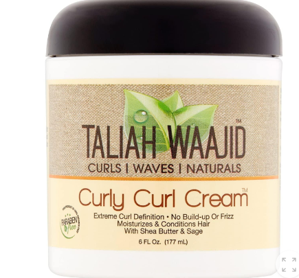 Taliah Waajid Curly Curl Cream 6 Oz - BRAID BEAUTY