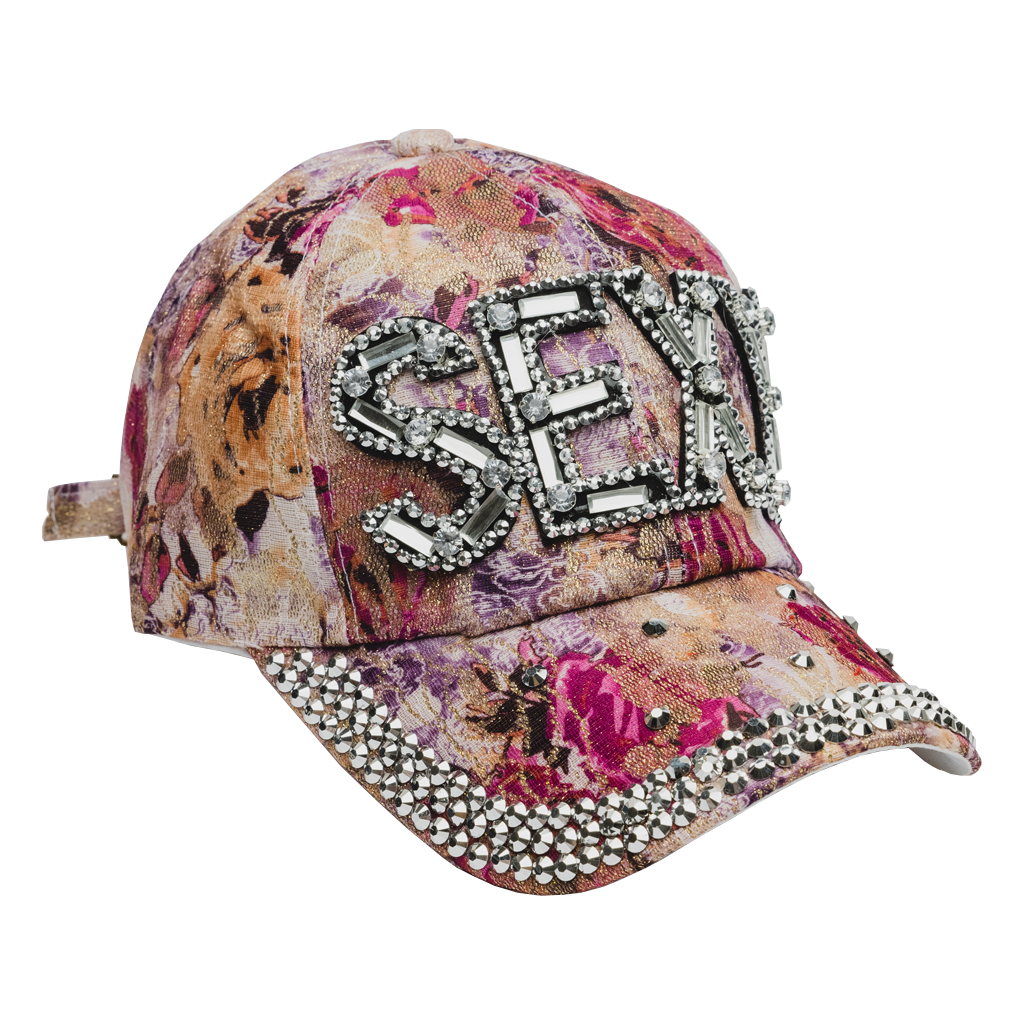 Rhinestone Cap - Sexy Flower 06 - BRAID BEAUTY