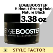 Style Factor EDGEBOOSTER Hideout Strong Hold Nature Black 3.38 oz - BRAID BEAUTY