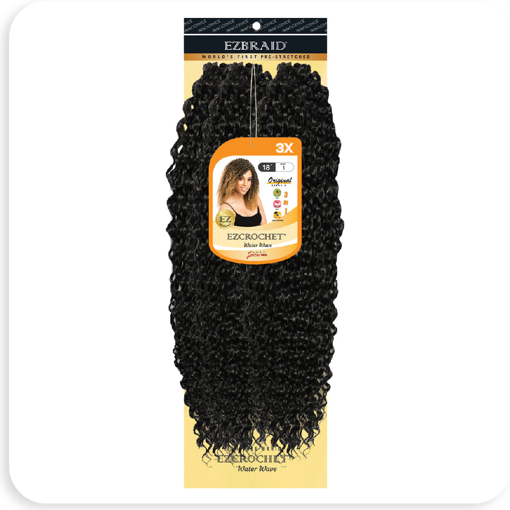 EZCROCHET Water Wave 18" -3X - BRAID BEAUTY