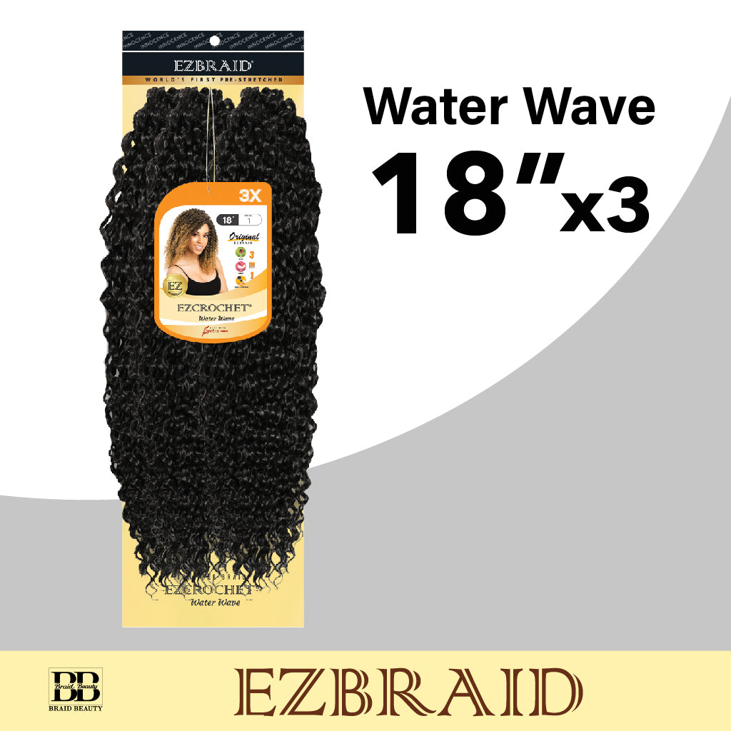 EZCROCHET Water Wave 18" -X3 - BRAID BEAUTY