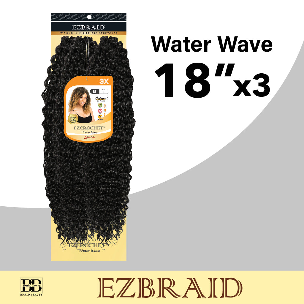 EZCROCHET Water Wave 18" -3X - BRAID BEAUTY